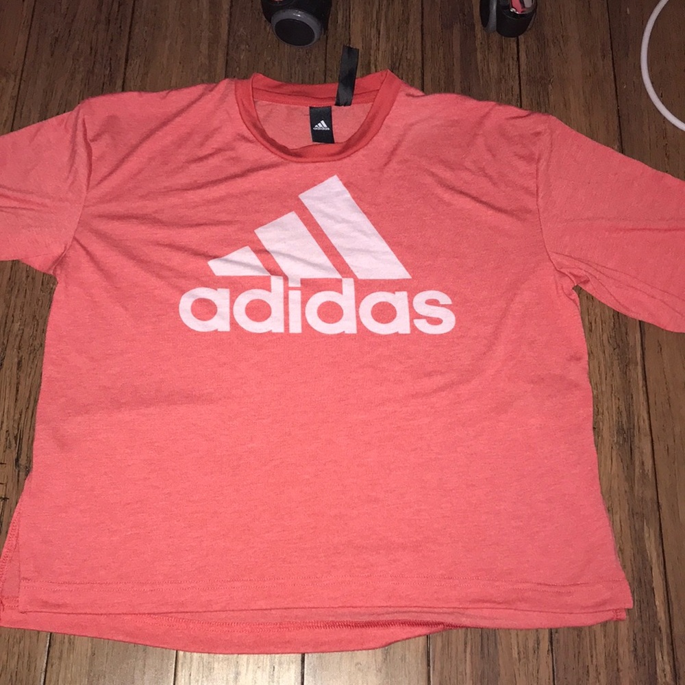Pink adidas shirt size xs